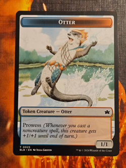 MTG Bloomburrow TOKEN Otter #0025 - Magic The Gathering - Image 1