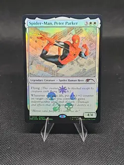 Spider-Man, Peter Parker MTG Marvel Superheroes Promo 0003 Foil - Image 1