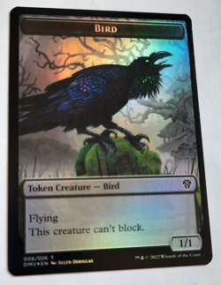 MTG 2022 Dominaria United BIRD 002/BIRD 006 Double Token FOIL M/NM - Image 5