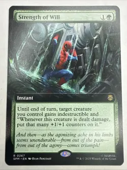 Strength of Will (Extended Art) Marvel's Spider-Man Regular Rare NM+ - Image 1