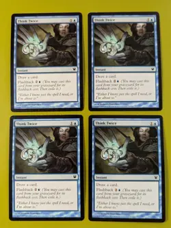 Think Twice x4 Innistrad 4x Playset Magic the Gathering MTG - Image 1