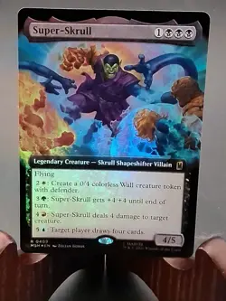 Super-Skrull (Extended Art) Marvel Super Heroes MTG Foil Near Mint - Image 1