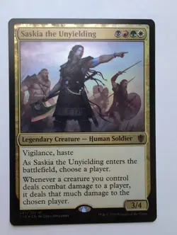 MTG Saskia the Unyielding (C16) Commander 2016 Foil Mythic 041/351 - Image 1