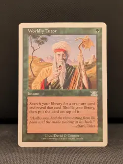Worldly Tutor (Regular) 6th Edition (LP) MTG - Image 1
