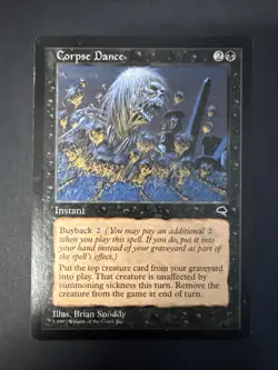 Corpse Dance - Tempest - Magic The Gathering - Vintage 1997 WOTC - Image 1