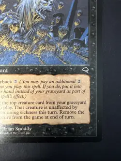 Corpse Dance - Tempest - Magic The Gathering - Vintage 1997 WOTC - Image 4