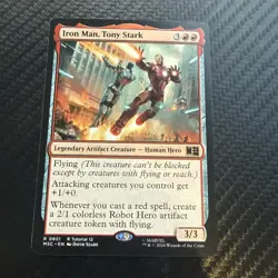 MTG - Iron Man, Tony Stark 0851 - Commander: Marvel Super Heroes NM/M Condition - Image 1