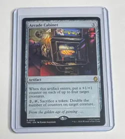 ARCADE CABINET 36 COMMANDER: TEENAGE MUTANT NINJA TURTLES RARE MTG NM/M - Image 1