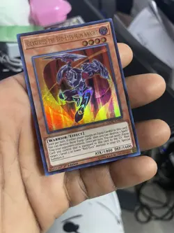 Yugioh Gearfried The Red-Eyes Iron Knight (LEDU-EN002) 1st Ed. Ultra Rare - Image 1