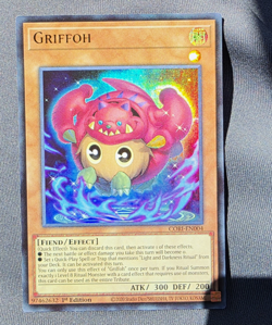 Konami Yu-Gi-Oh! TCG Griffoh CORI-EN004 Chaos Origin Ultra Rare Holo 1st - Image 1