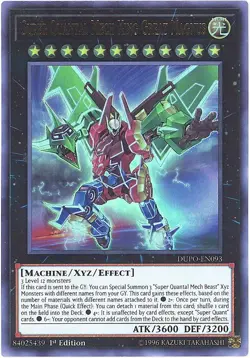Yu-Gi-Oh Card - DUPO-EN093 - SUPER QUANTAL MECH KING GREAT MAGNUS (ultra)- NM - Image 1
