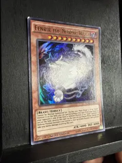 Yugioh: Fenrir The Nordic Wolf LC05-EN002 Ultra Rare Limited Edition NM - Image 3