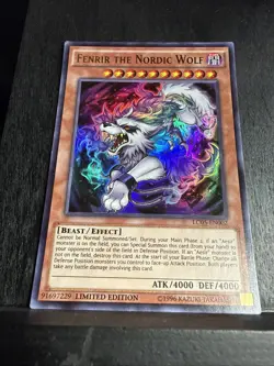 Yugioh: Fenrir The Nordic Wolf LC05-EN002 Ultra Rare Limited Edition NM - Image 5