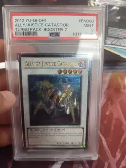 Ally of Justice Catastor Ultimate Rare Turbo Pack TU07-EN000 PSA 9 - Image 1