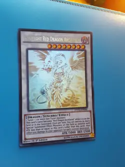 Yu-Gi-Oh! - Scarlight Red Dragon Archfiend DOCS-EN046 Ghost Rare 1st Ed (NM). - Image 3
