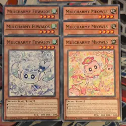 3 x Mulcharmy Purulia, Fuwalos & Meowls L26D-ENX11/X12/X14 Cmn 9cd Core Yugioh - Image 3
