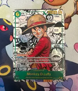 One Piece CCG Monkey D. Luffy OP13-118 Carrying on His Will Alt Art Foil SR 7000 - Image 1