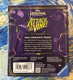 New Factory Sealed Disney Lorcana Attack of the Vine Prerelease Kit - Image 2