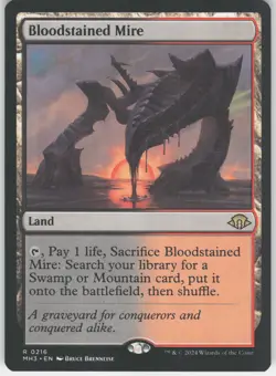 Bloodstained Mire Modern Horizons 3 Rare Magic: The Gathering - Image 1