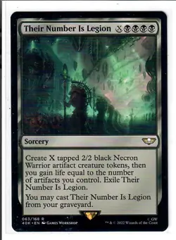 Their Number Is Legion 63 Universes Beyond: Warhammer 40,000 MTG LP - Image 1