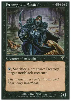 MTG STRONGHOLD ASSASSIN EXC - ASSASSINO DELLA FORTEZZA - 7TH - MAGIC - Image 1