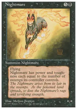 MTG NIGHTMARE IT POOR - INCUBO - 4TH - MAGIC - Image 1