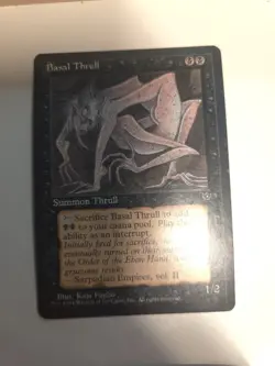 MTG - Basal Thrull (K. Foglio) - Fallen Empires - NM - Image 1