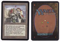 Juggernaut - Alpha Edition - MISPRINTED BACK - Oldschool MTG LP+ condition - Image 1