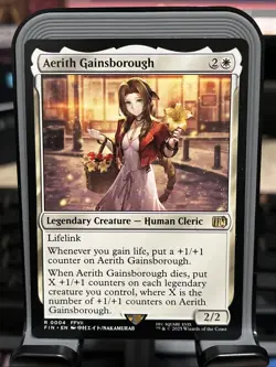 Aerith Gainsborough ~ Final Fantasy [ NM ] [ Magic MTG ] - Image 1