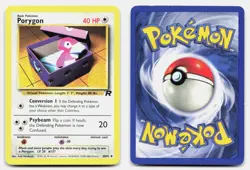 Porygon 48/82 Uncommon Team Rocket Pokemon Unlimited NM/LP - Image 3