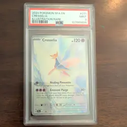 CRESSELIA 071/064 PSA 9 • 2024 POKEMON SHROUDED FABLE ILLUSTRATION RARE - Image 1