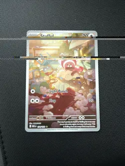 Stufful Mega Evolution 154/132 Holo Full Art Pokemon Card - Image 1