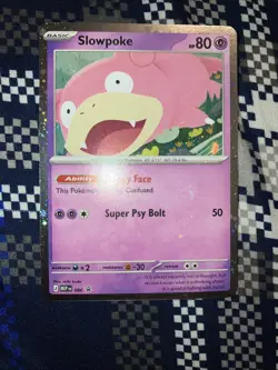 Pokemon TCG - Slowpoke Promo MEP 086 Pitch Black Checklane - NM - Image 1