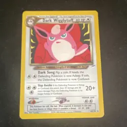 Wizards of the Coast Pokemon TCG Dark Wigglytuff 40/105 Team Rocket Rare 60 HP - Image 1