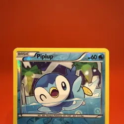 Piplup 36/162 Breakthrough Reverse Holo Common 60 HP English 2015 Pokemon TCG - Image 2