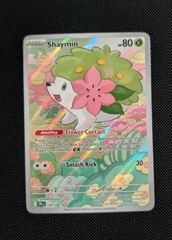 Pokemon TCG Shaymin 185/182 Art Rare Destined Rivals - Image 1