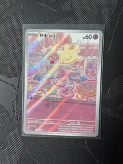 Milcery 152/142 Illustration Rare Stellar Crown Pokemon Card Near Mint - Image 1