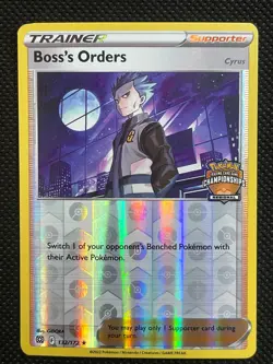 Boss's Orders (Cyrus) Regional Promo - NM 132/172 Pokemon Championships - Image 1