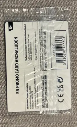 Pokemon TCG Stellar Crown Archaludon 107/142 GameStop Promo SEALED Cosmos Holo - Image 2