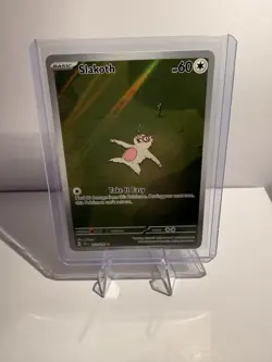 The Pokemon Company Slakoth 212/191 SV08 Surging Sparks Illustration Rare Holo - Image 3
