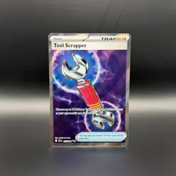 Tool Scrapper 115/086 Full Art Ultra Rare ME04 Chaos Rising Pokemon Near Mint NM - Image 1