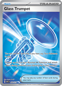 Pokemon Mega Evolution Ascended Heroes Glass Trumpet 260 Ultra Rare Full Art - Image 1