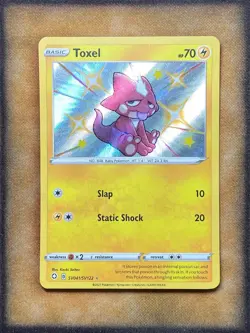 Pokemon Toxel SV041/SV122 Shining Fates: Shiny Vault Shiny Holo Rare NM - Image 1