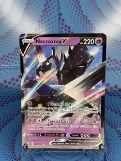 Necrozma V 063/163 SWSH: Full Art Holo Pokemon Battle Styles 2021 - NM - Image 1