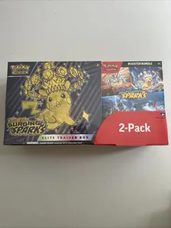 Pokemon Surging Sparks Elite Trainer Box (ETB) & Booster Bundle Sealed Set - Image 1