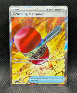 Crushing Hammer 105/084 Full Art Holo Pokemon Pitch Black TCG - Image 1