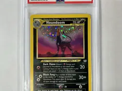 2001 Pokemon Neo Revelation Holo Houndoom #8 PSA 8 NM-MT - Image 3