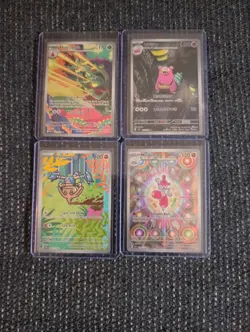 Pokemon TCG: Lot Of 4 Illustration Rare Cards Near Mint Condition! - Image 1