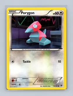 Porygon 72/101 Common Plasma Blast Pokemon Lightly Played - Image 1