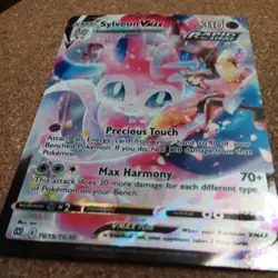 Sylveon VMAX TG15/TG30 SWSH09 Brilliant Stars TG Full Art Holo Ultra Rare EN - Image 1
